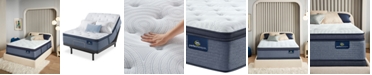 Serta Perfect Sleeper Renewed Night 16" Plush Pillow Top Mattress Set- Twin